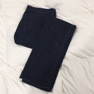 J. Crew Toothpick Dark Wash Jeans